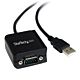 StarTech.com 8.3ft (2.5m) 1-Port FTDI USB to Serial RS232 Adapter Cable with Optical lation, USB to RS232 Adapter - TAA