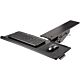 StarTech.com Under Desk Keyboard Tray - Full Motion & Height Adjustable Keyboard and Mouse Tray, 10"x26" Platform - Ergonomic Desk Mount Computer Keyboard Tray with Mouse Pad & Wrist Rest