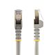 StarTech.com 5m CAT6a Ethernet Cable - 10 Gigabit Shielded Snagless RJ45 100W PoE Patch Cord - 10GbE STP Network Cable w/Strain Relief - Grey Fluke Tested/Wiring is UL Certified/TIA