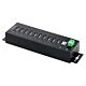 StarTech.com 10-Port Industrial USB 2.0 Hub, Rugged USB Hub w/ESD Level 4 Protection, DIN/Wall/Desk-Mountable USB-A HUB, USB Port Expander w/Lockable Ports, Multiport USB Hub
