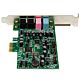 StarTech.com 7.1 Channel Sound Card - PCI Express, 24-bit, 192KHz