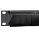 StarTech.com 1U High-density Brush Strip Cable Management Panel, Sturdy Steel Horizontal Data Centre Cable Organizer