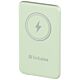 Verbatim Charge 'n' Go Magnetic Wireless Power Bank 5000mAh Green