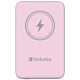Verbatim Charge 'n' Go Magnetic Wireless Power Bank 10000mAh Pink