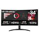 LG 34WR50QK-B computer monitor 86.4 cm (34") 3440 x 1440 pixels Wide Quad HD Black