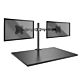 Lindy Dual Display Bracket with Pole and Desk Clamp
