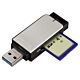 Hama 123900 card reader USB 3.2 Gen 1 (3.1 Gen 1) Black, Silver