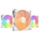 be quiet! LIGHT WINGS LX 140mm PWM 3-Pack White Computer case Fan 14 cm 3 pc(s)