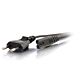 C2G 80618 power cable Black 3 m CEE7/7 C7 coupler