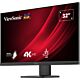 Viewsonic VG3208-4K computer monitor 81.3 cm (32") 3840 x 2160 pixels 4K Ultra HD LED Black