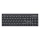 Hama WKM-100 keyboard Mouse included Universal RF Wireless QWERTY UK International Black