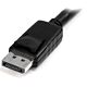 StarTech.com 3ft (1m) Panel Mount DisplayPort Cable - 4K x 2K - DisplayPort 1.2 Extension Cable Male to Female - DP Video Extender Cord with Panel Mount DP Connector - DP Monitor Cable