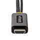 StarTech.com 1ft (30cm) HDMI to DisplayPort Adapter Cable, Active 4K 60Hz HDMI 2.0 to DP 1.2 Converter, HDR, USB Bus Powered, HDMI Source to DisplayPort Monitor for Laptops/PC