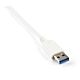 StarTech.com 3-Port Portable USB 3.0 Hub plus Gigabit Ethernet - Built-In Cable~3-Port Portable USB 3.0 Hub plus Gigabit Ethernet - 5Gbps - Built-In Cable