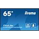 iiyama LH6560UHS-B2AG Signage Display Digital A-board 163.8 cm (64.5") LED Wi-Fi 500 cd/m² 4K Ultra HD Black Built-in processor Android 11 24/7