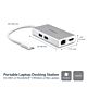 StarTech.com USB-C Multiport Adapter - USB-C Travel Docking Station w/ 4K HDMI - 60W Power Delivery Pass-Through, GbE, 2pt USB-A 3.0 Hub - Portable Mini USB Type-C Dock for Laptop - White