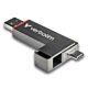 Verbatim Dual QuickStick USB flash drive 256 GB USB Type-A / USB Type-C 3.2 Gen 1 (3.1 Gen 1) Grey
