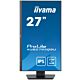 iiyama 27” WQHD IPS technology panel with 150mm height adjustable stand and 100Hz refresh rate