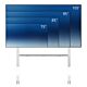 Neomounts FL50-575WH1 TV trolley 65-110" - fast installation - TÜV