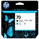 HP 70 Matte Black and Cyan DesignJet Printhead