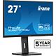 iiyama ProLite 27” IPS technology panel with 1ms MPRT, 100Hz refresh rate, USB-Hub and height adjustable stand