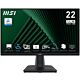 MSI Pro MP225V 21.45 Inch Monitor, FHD (1920 x 1080), 100Hz, VA, 1ms, 1x HDMI 1.4b, 1x D-Sub(VGA), Anti-Glare, Anti-Flicker, Less Blue light, TÜV Certified, VESA, Kensington, Black