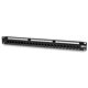 Tripp Lite N254-024 24-Port 1U Rack-Mount Cat6/Cat5 Feedthrough Patch Panel, RJ45 Ethernet, TAA