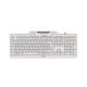 CHERRY KC 1000 SC Corded Smartcard Keyboard, Light Grey, USB (QWERTY - UK)