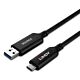 Lindy 25m USB 3.2 Gen 1 Type A to C Fibre Optic Hybrid Cable