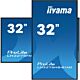 iiyama LH3275HS-B1AG Signage Display Digital signage flat panel 80 cm (31.5") LCD Wi-Fi 500 cd/m² Full HD Black Built-in processor Android 11 24/7
