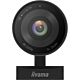 iiyama Stylish and discreet Professional 4K Webcam with Built in microphone, 5x Digital zoom, 120° field of view (FoV) and Auto Tracking
