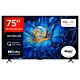 TCL C6KS 75C6KS-UK TV 190.5 cm (75") 4K Ultra HD Smart TV Wi-Fi Metallic