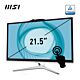 MSI Pro AP222T 13M Intel Pentium Gold G7400 All in One PC, (4GB RAM, 128GB SSD, Windows 11PRO), 21.5 Inch 10-point touch Screen/UHD Graphics/Type-C/COM Port/Dual LAN/HDMI/WiFi 5/BT 5.1/VESA/SD Card Reader