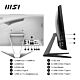 MSI Pro AP222T 13M Intel Pentium Gold G7400 All in One PC, (4GB RAM, 128GB SSD, Windows 11PRO), 21.5 Inch 10-point touch Screen/UHD Graphics/Type-C/COM Port/Dual LAN/HDMI/WiFi 5/BT 5.1/VESA/SD Card Reader