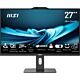 MSI Pro AP272P 14M Intel Core i5 14400 All in One PC, (16GB RAM, 512GB SSD, Windows 11PRO), 27 Inch IPS Screen/UHD Graphics/Type-C/USB/LAN/HDMI/DP/WiFi 6E/BT 5.3/VESA