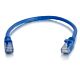 C2G 1m Cat5e Booted Unshielded (UTP) Network Patch Cable - Blue