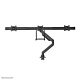 Neomounts NM-D775DX3BLACK Monitor arm 17-27" - gas spring - Topfix - 180°-stop