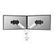 Neomounts DS65S-950WH2 Monitor arm 24-34" - gas spring - Topfix - multi-adjustable - 180°-stop