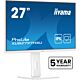 iiyama ProLite XUB2797HSU-W2 computer monitor 68.6 cm (27") 1920 x 1080 pixels Full HD LED White