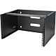 StarTech.com 6U Wall Mount Network Rack - 14 Inch Deep (Low Profile) - 19" Patch Panel Bracket for Shallow Server and IT Equipment, Network Switches - 44lbs/20kg Weight Capacity, Black