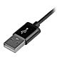 StarTech.com 1 m (3 ft.) USB to Lightning Cable - iPhone / iPad / iPod Charger Cable - High Speed Charging Lightning to USB Cable - Apple MFi  - Black