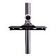 B-Tech Small AV Accessory Shelf (Steel) for Collar Mounting - 300 x 300mm