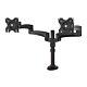 B-Tech Twin Flat Screen Desk Mount with Double Arms