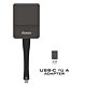 iiyama WP D002C Smart TV dongle USB 4K Ultra HD Black, Silver