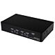 StarTech.com 4 Port USB DisplayPort KVM Switch with Audio