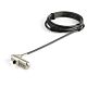 StarTech.com 6.5' (2m) Laptop Cable Lock - Nano Slot Compatible 4 Digit Combination Security Cable Lock - Serialized Anti-Theft Vinyl Coated Steel Cable Lock for Nano Slot Computer/Device