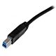 StarTech.com 1m (3ft)  SuperSpeed USB 3.0 A to B Cable - M/M