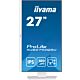 iiyama ProLite 27” QHD IPS technology panel with USB hub and 100Hz refresh rate and 150mm height adjustable stand