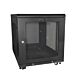 StarTech.com 4-Post 12U Server Rack Cabinet, Lockable 19" Data Rack Cabinet for Computer / AV / IT Equipment, Office / Home Network Rack with Casters & Adjustable Mounting Rails