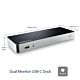 StarTech.com Dual Monitor USB C Docking Station with 60W Power Delivery for Windows Laptops - USB C to HDMI / DVI Dock - USB 3.1 Gen 1 Type C Dock w/ Charging - Thunderbolt 3 Compatible